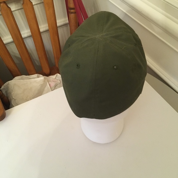 Vintage US Army Issue Hot Weather OG-507 Military Cap Hat Size 7.125 Olive Drab - Picture 4 of 6